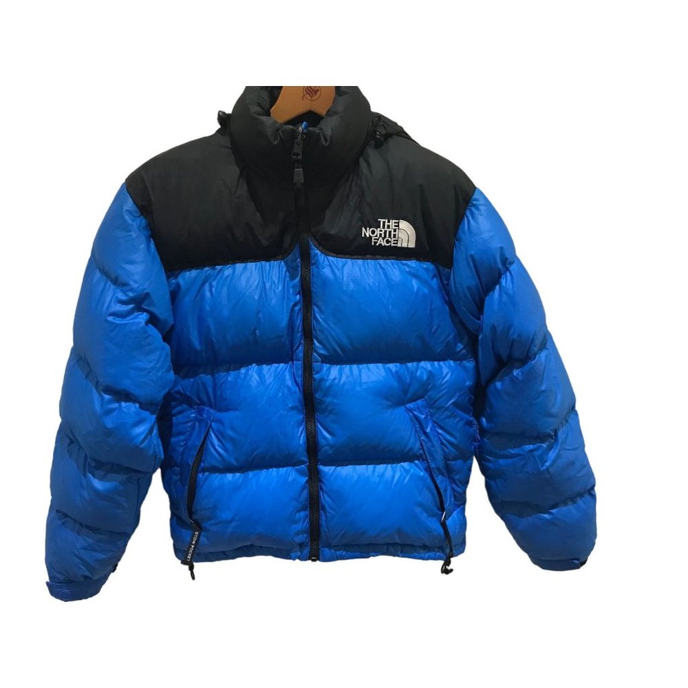 North Face Men Sz Xs women S/M Nuptse Retro 700 down Puffer Jacket Blue *read*